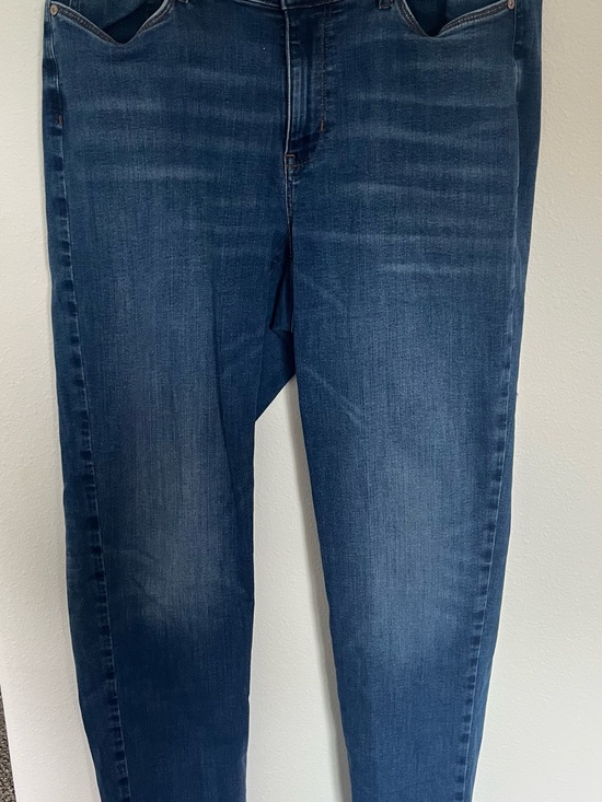 J. Jill Denim - J. Jill Mid Wash Boyfriend Jeans in Blue Denim